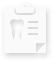 Dental patient chart icon