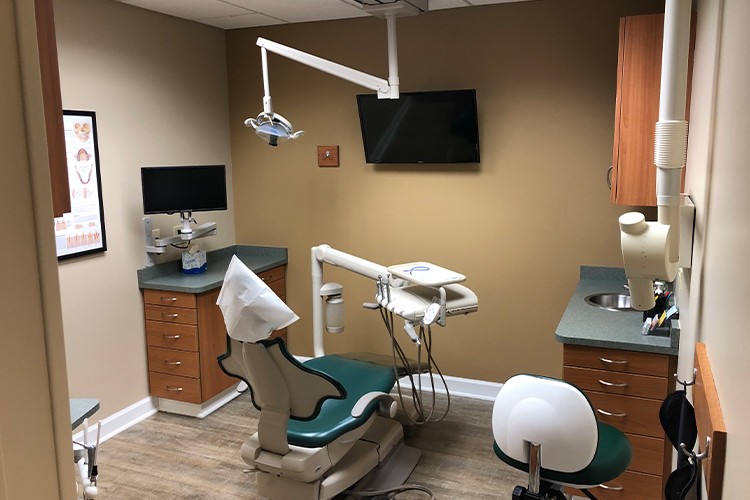 Dental exam room